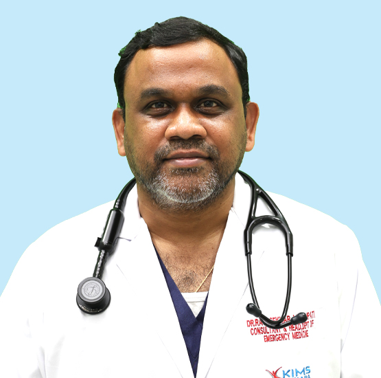 Dr Raja Sekhar Malempati, Head of Emergency Medicine, KIMS Sikhara Guntur