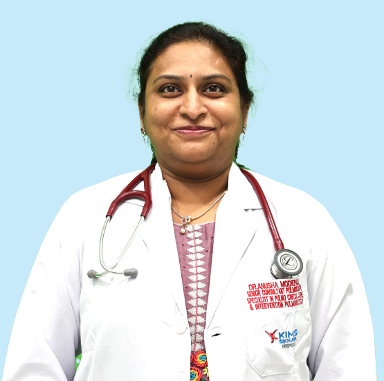 Dr Anusha Modepalli, Pulmonologist, KIMS Sikhara Guntur